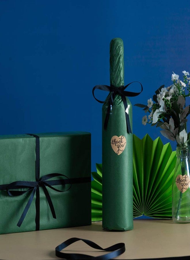 WOPARTY Dark Green Tissue Paper 20 x 28 Inch (10 Sheets) for Gifts Bags, DIY Craft Supplies,Party Favors Goody Bags and More - Image 2